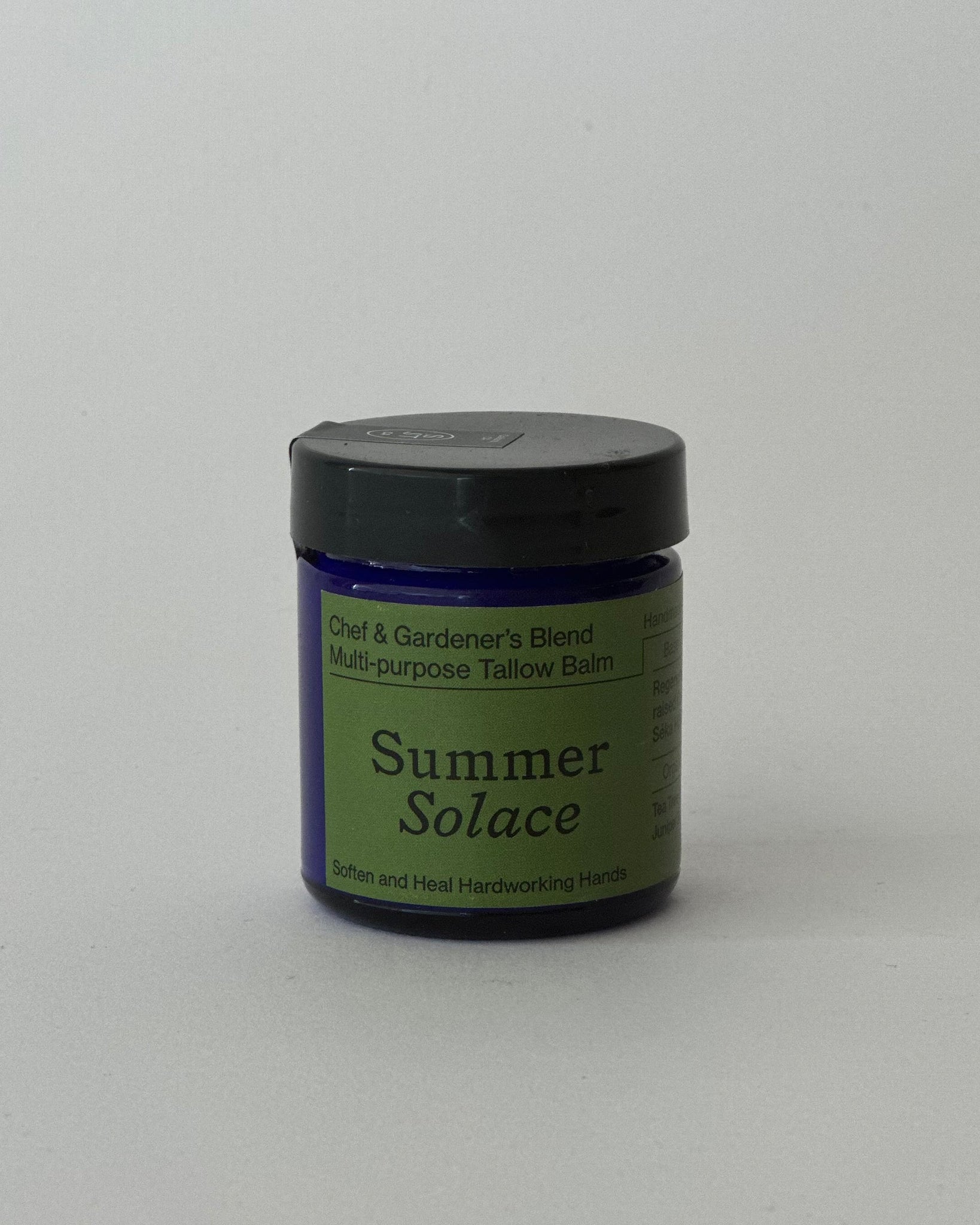 Summer Solace Tallow Chef and Gardeners Balm