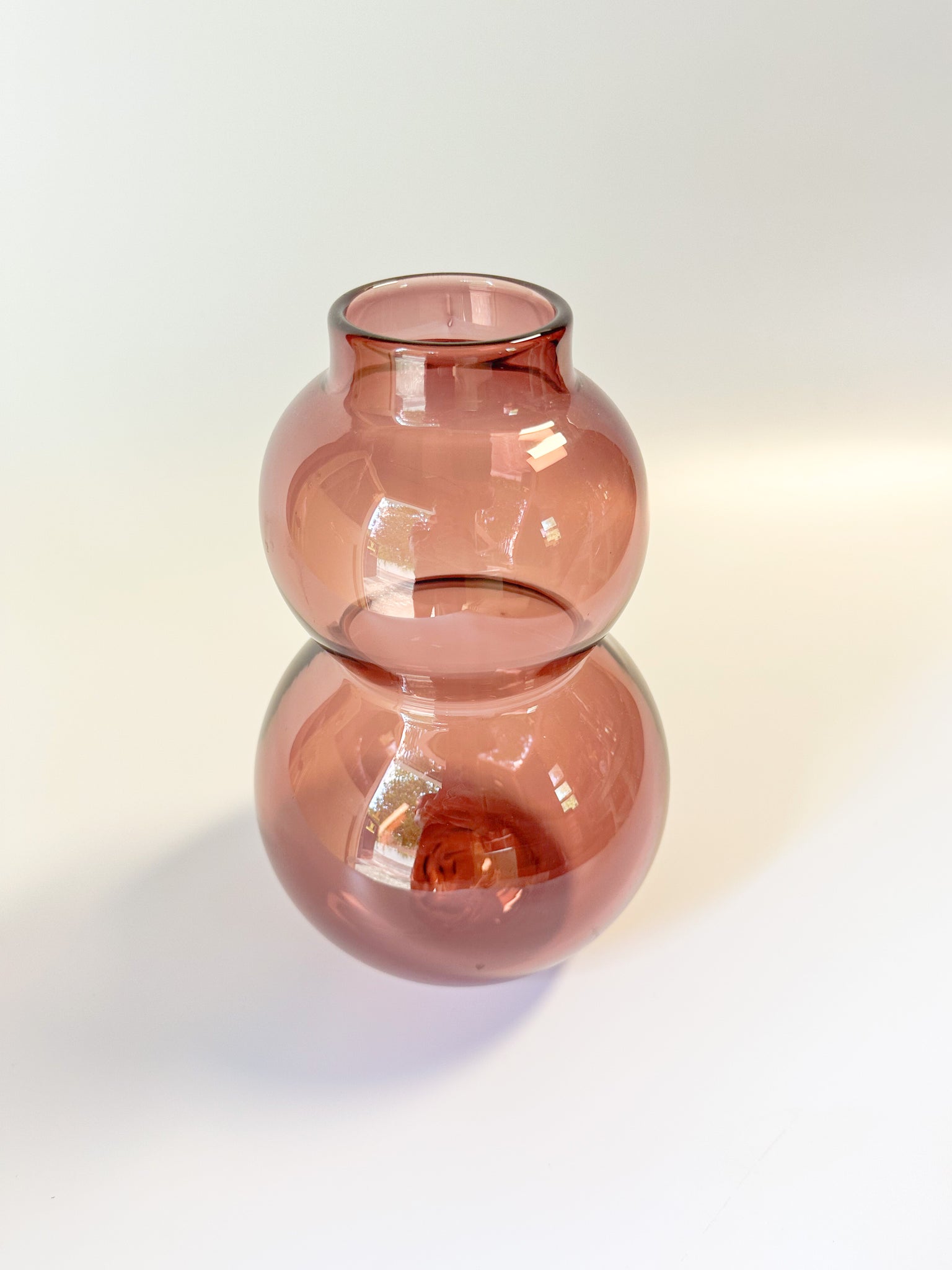 Hand Blown Glass Vase by Elijah Leed